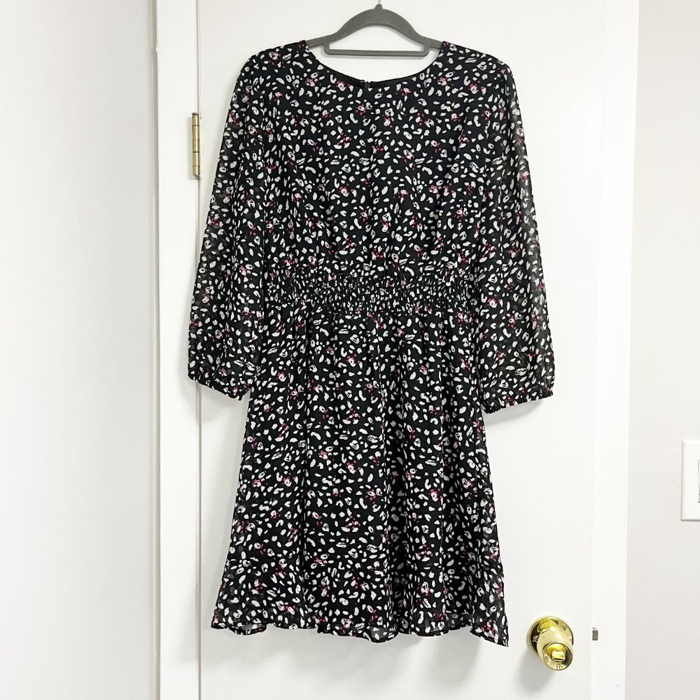 Aqua Women's Long Sleeve Dress